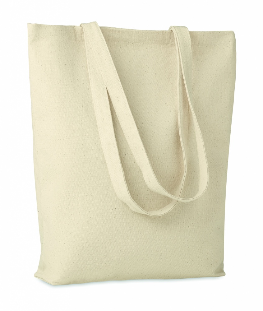 Logo trade business gift photo of: Canvas shopping bag 270 gr/m²