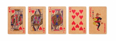Logo trade promotional products image of: Recycled paper playing cards