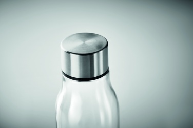 Logo trade promotional items image of: Glass drinking bottle 500 ml