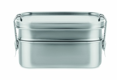 Logo trade promotional items image of: Stainless steel lunch box