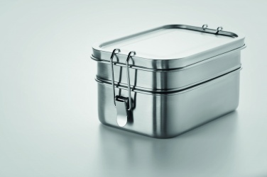 Logo trade promotional merchandise photo of: Stainless steel lunch box