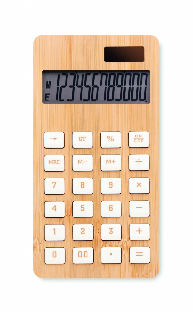 Logotrade corporate gift image of: 12 digit bamboo calculator