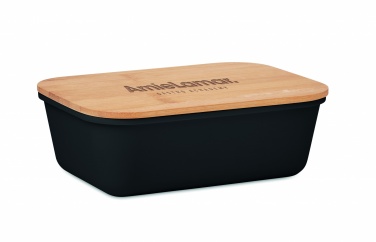 Logo trade promotional gifts picture of: Lunch box with bamboo lid