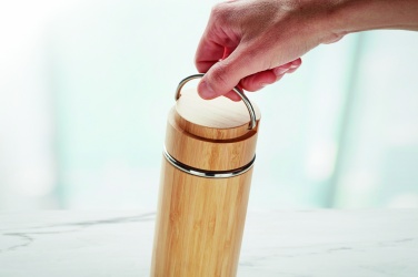 Logotrade business gift image of: Double wall flask 400 ml TAMPERE