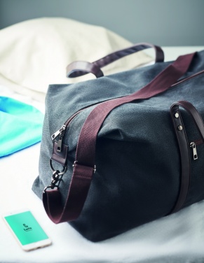 Logotrade promotional item picture of: Weekend bag in canvas 450gr/m²