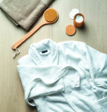 Logo trade advertising products image of: Bathrobe organic cotton XL/XXL