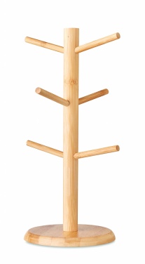 Logo trade promotional items picture of: Bamboo cup set holder