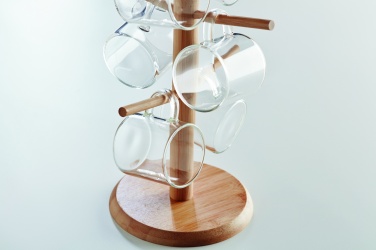 Logo trade promotional products picture of: Bamboo cup set holder