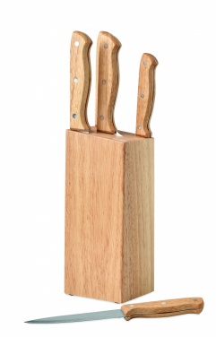 Logotrade corporate gifts photo of: 5 piece knife set in base