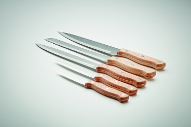 Logotrade promotional item image of: 5 piece knife set in base