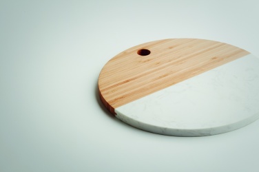 Logo trade promotional items image of: Marble/ bamboo serving board
