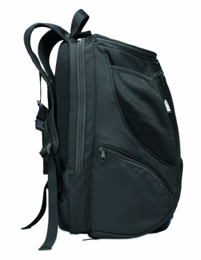 Logo trade promotional giveaways image of: 600D RPET sports rucksack