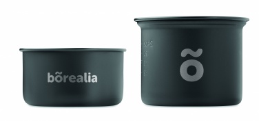 Logotrade promotional gift image of: 2 camping pots with cutlery