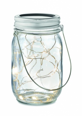 Logotrade business gifts photo of: Solar mason jar outdoor lamp