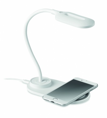 Logo trade corporate gift photo of: Desktop light and charger 10W