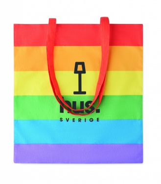 Logo trade promotional giveaways picture of: 200 gr/m² cotton shopping bag
