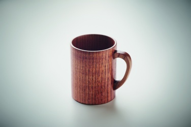 Logotrade advertising products photo of: Oak wooden mug 280 ml