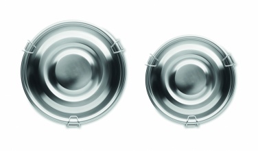 Logotrade promotional item picture of: Set of 2 stainless steel boxes