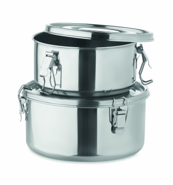 Logotrade promotional merchandise photo of: Set of 2 stainless steel boxes