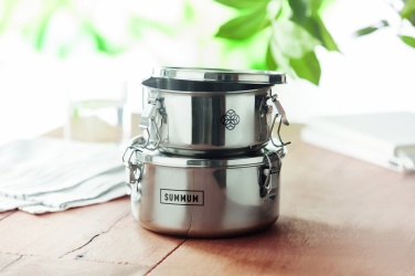 Logotrade advertising product picture of: Set of 2 stainless steel boxes