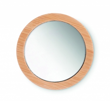 Logotrade promotional merchandise image of: Bamboo make-up mirror