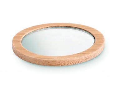 Logotrade promotional merchandise photo of: Bamboo make-up mirror