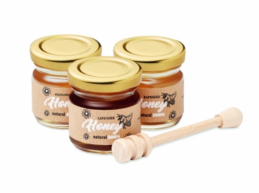 Logotrade advertising product picture of: Set of 3 wildflower honey