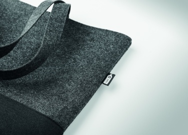 Logotrade promotional giveaway picture of: RPET felt shopping bag