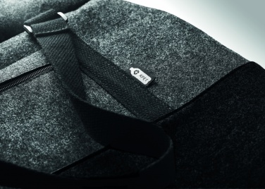 Logo trade promotional gift photo of: RPET felt weekend bag