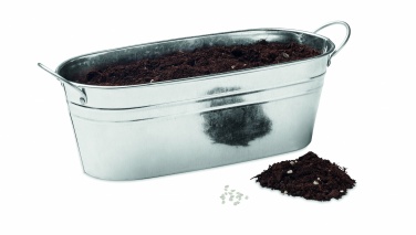 Logotrade promotional gift image of: Zinc tub with 3 herbs seeds