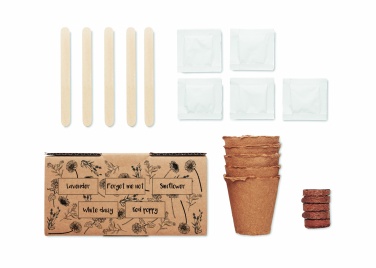Logo trade promotional merchandise image of: Flowers growing kit