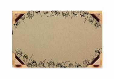 Logotrade promotional merchandise picture of: Strawberry kit in wooden crate