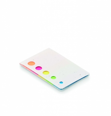 Logo trade promotional giveaways image of: Seed paper page markers pad