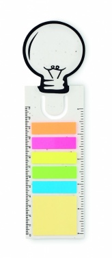 Logo trade promotional gifts image of: Seed paper bookmark w/memo pad