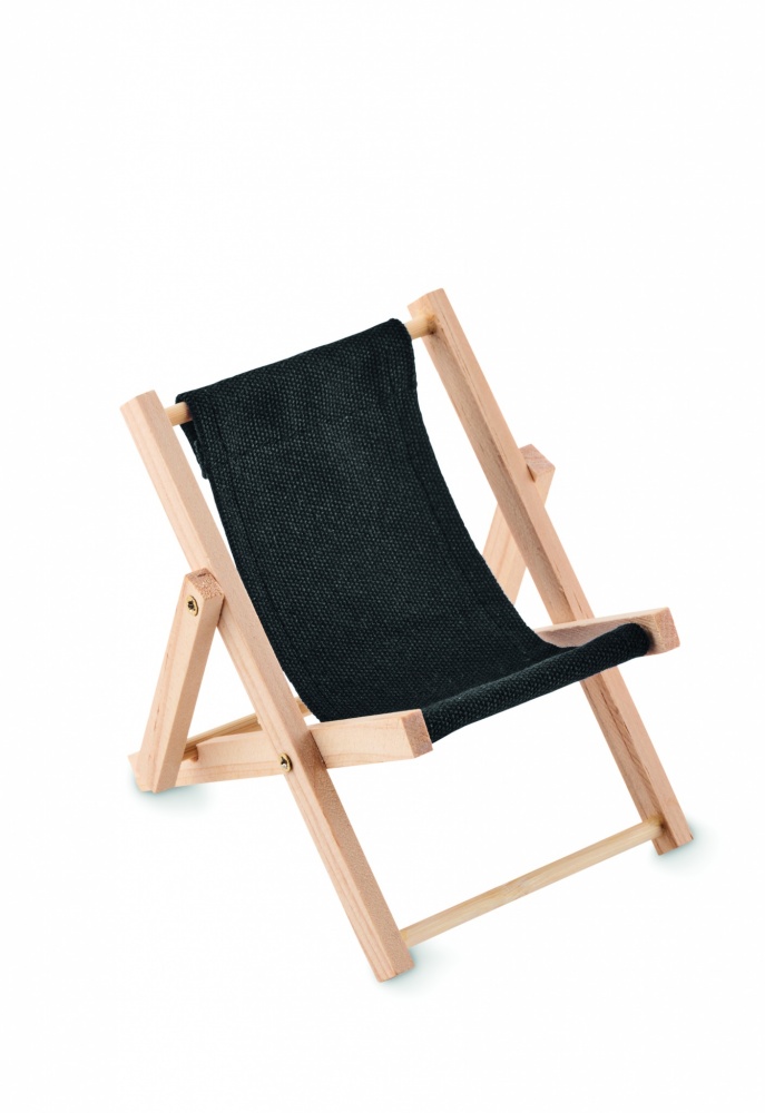 Logo trade promotional products image of: Deckchair-shaped phone stand