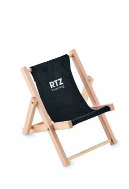 Logo trade promotional merchandise image of: Deckchair-shaped phone stand