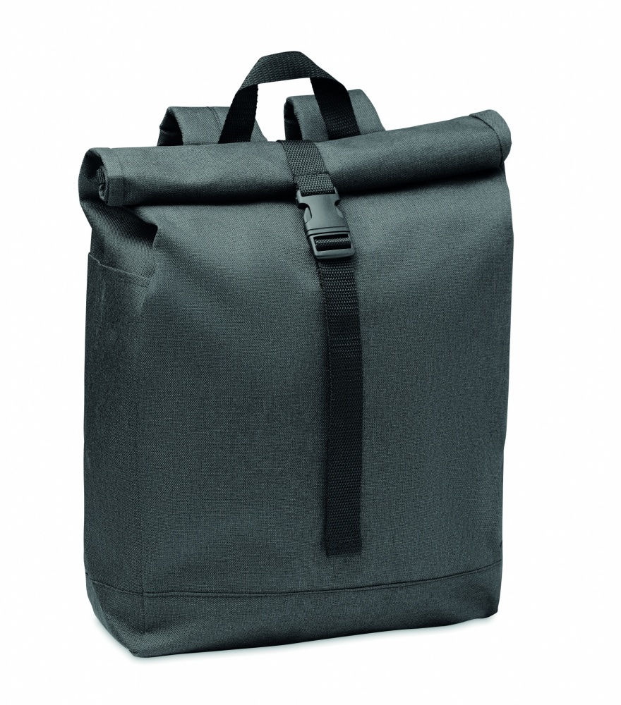 Logo trade corporate gifts picture of: 600D RPET 2 tone backpack