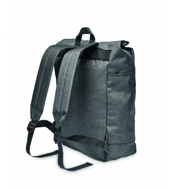 Logo trade promotional products image of: 600D RPET 2 tone backpack