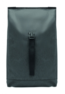 Logo trade promotional giveaway photo of: 600D RPET 2 tone backpack