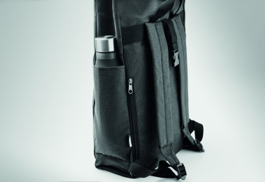 Logo trade promotional items image of: 600D RPET 2 tone backpack