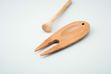 Logo trade business gift photo of: Bamboo golf divot tool