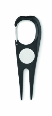 Logo trade corporate gifts image of: Aluminium golf divot tool