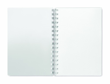 Logotrade corporate gift picture of: A5 RPET notebook recycled lined