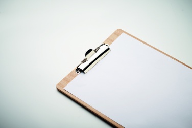 Logo trade advertising products picture of: A4 bamboo clipboard