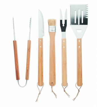 Logotrade promotional item image of: 5 Barbecue tools in pouch