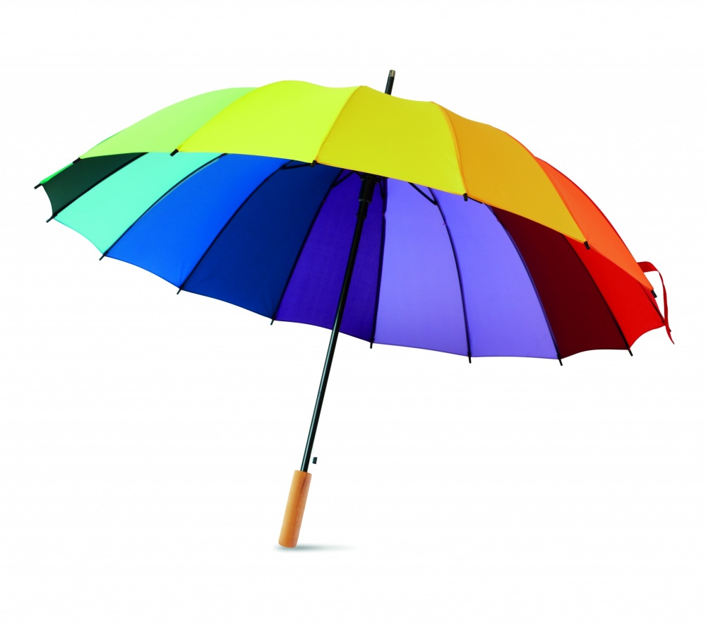 Logotrade promotional items photo of: 27 inch rainbow umbrella
