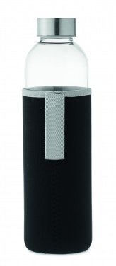 Logo trade corporate gifts picture of: Glass bottle in pouch 750ml