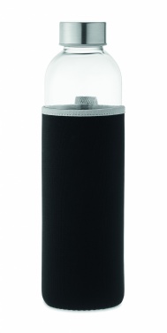Logo trade advertising products image of: Glass bottle in pouch 750ml