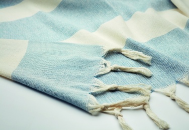 Logo trade promotional gifts picture of: Hamman towel blanket 140 gr/m²