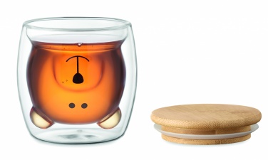 Logo trade promotional gifts image of: Double wall borosilicate mug